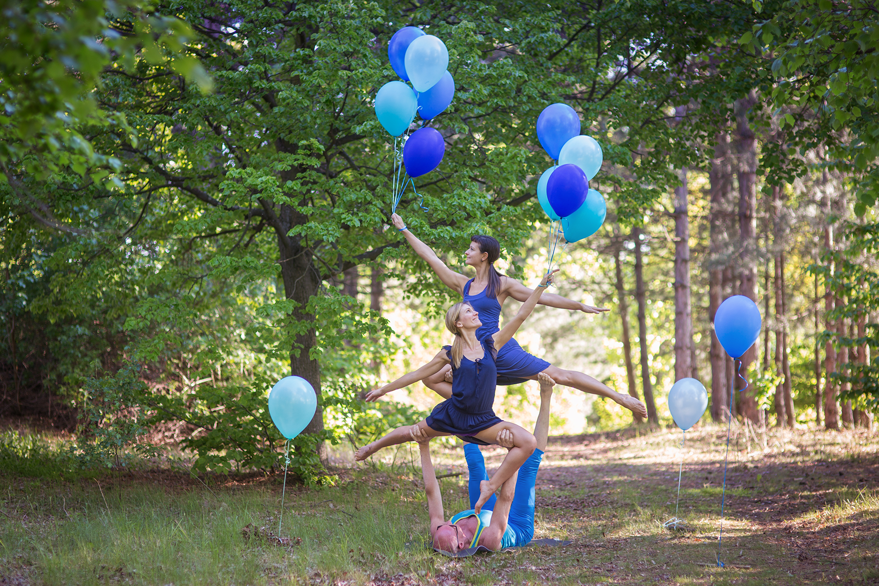 Acroyoga Shooting im Wald1 