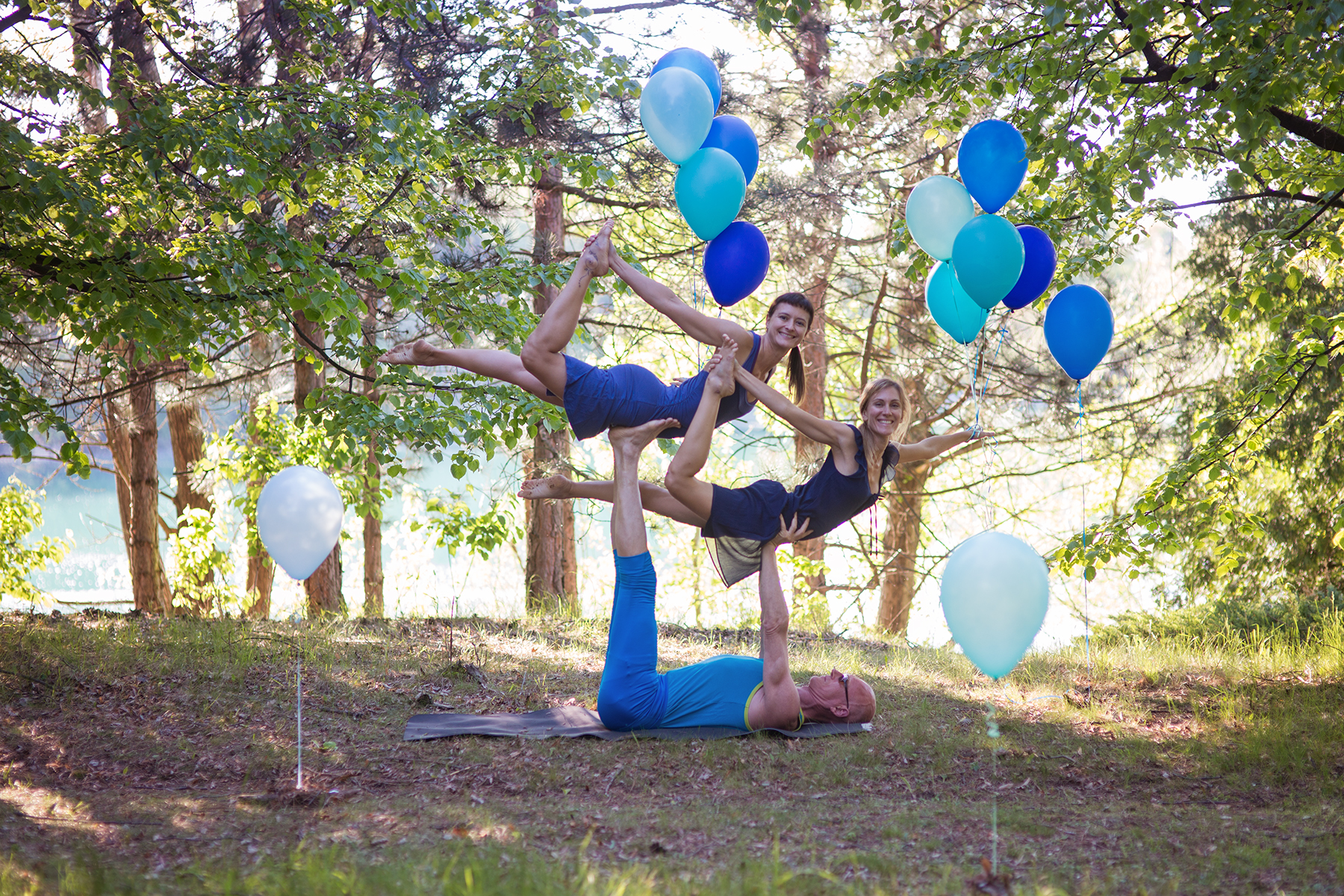 Acroyoga Shooting im Wald3