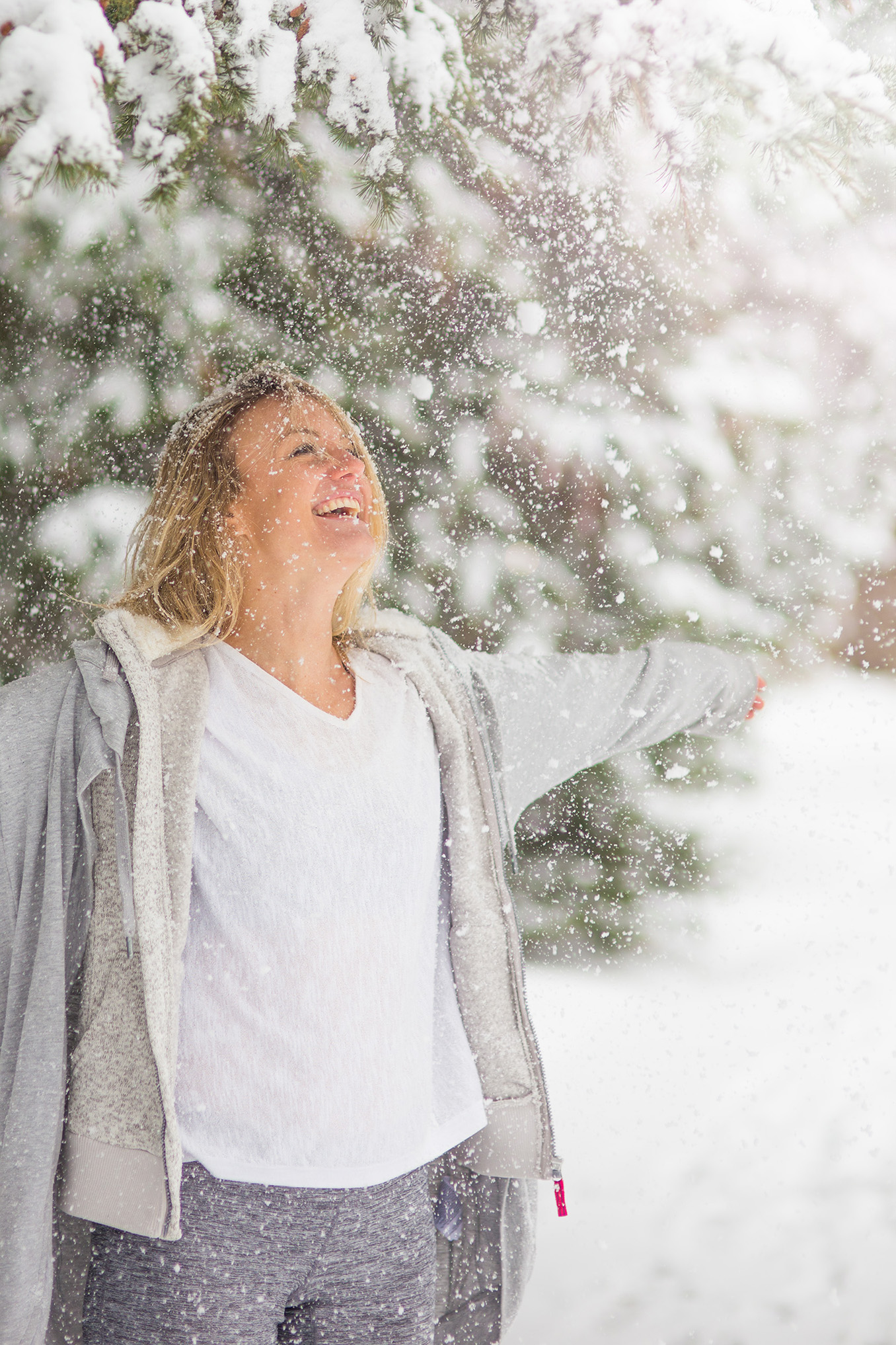 Yoga im Schnee wien schnbrunn